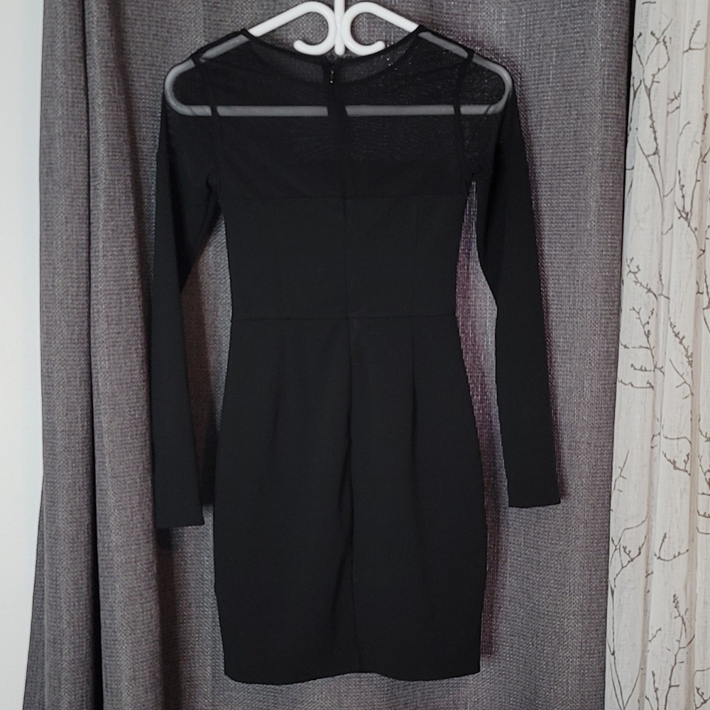 Dynamite Sheer shoulders mini dress - Picture 10 of 10